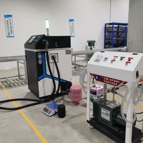 Refrigerant Ac Recovery Recharge Machine Air Conditioning R134a R22 Recovery Unit Fully Automatic Ac Charging Machine