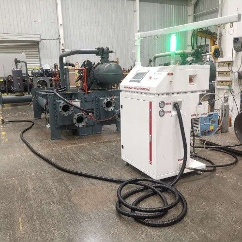 Single Filling System Refrigerant Charging Machine Fully Automatic Ac Recharge Recovery Machine Gas Recovery System