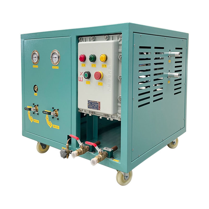 CE Certificate 2HP Refrigerant Recovery Unit Ac Recovery Charging Machine R123 Chiller Recovery Recharge Machine