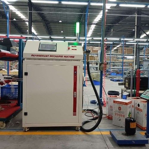 Automatic Single System Refrigerant Filling System Auto Ac Charging Station