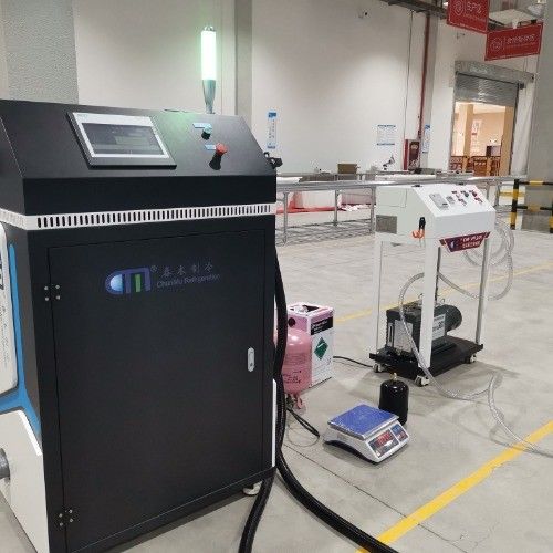 R134A R22 Refrigerant Gas Charging System Auto Charging Station