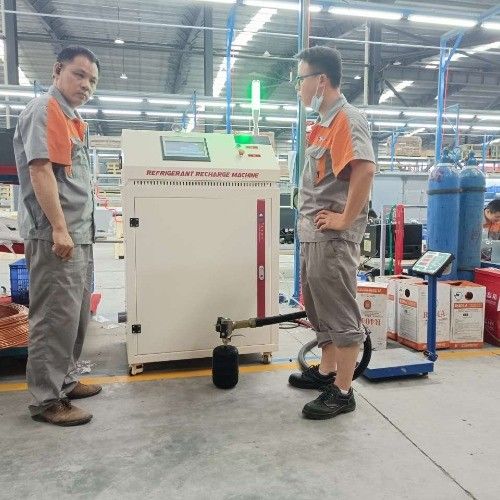R600A Ac Gas Charging Machine Recovery Refrigerant Function