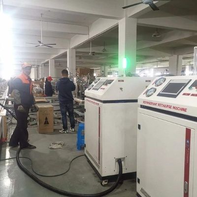 Automatic Refrigerant Charging Machine R134a R410a Freon Filling Machine Ac Gas Charging Station High Precision Refrigerant Recharge Equipment