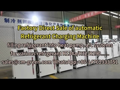 Heat Pump Industry R32 R290 Siemens PLC Automatic Refrigerant Charging Machine CM8600